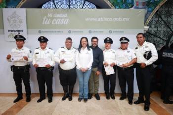 Ariadna Ayala Reconoce Compromiso Y Voluntad De Elementos De Seguridad En Atlixco