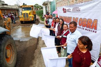 Tonantzin Fern&aacute;ndez impulsa nuevas obras para transformar la infraestructura de San Pedro Cholula
