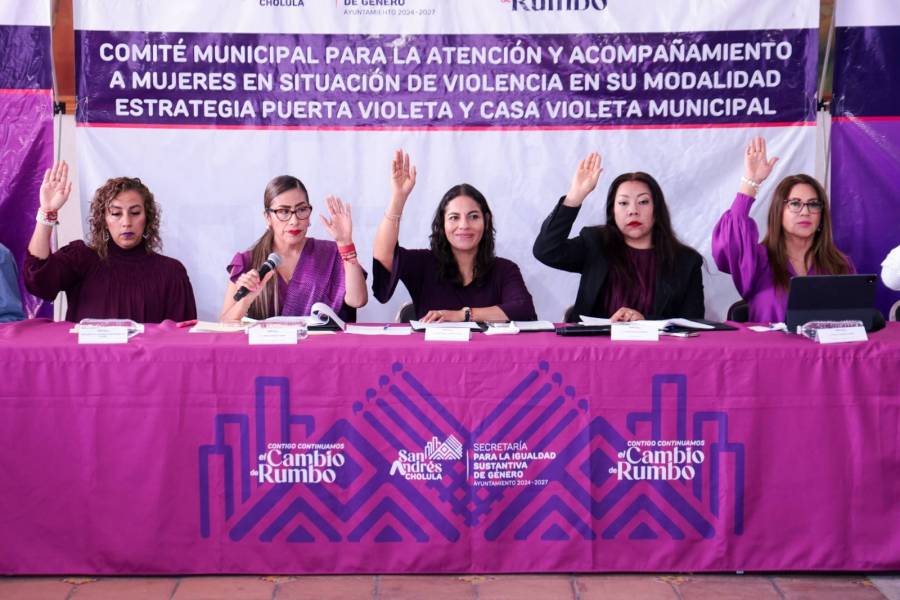 San Andr&eacute;s Cholula fortalece acciones para garantizar la igualdad sustantiva y una vida libre de violencia para las mujeres