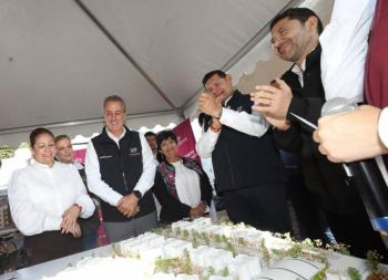 Asiste Gobierno de Pepe Chedraui al inicio de la construcci&oacute;n de viviendas FOVISSSTE en Villa Verde