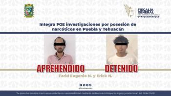 Integra FGE investigaciones por posesi&oacute;n de narc&oacute;ticos en Puebla y Tehuac&aacute;n