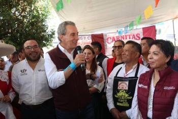 Inaugura Pepe Chedraui el 5to Festival de las Carnitas en Totimehuacan