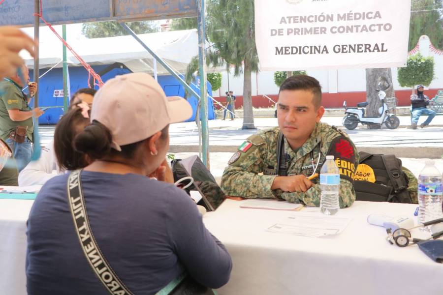 En Quecholac, &oacute;rdenes de gobierno realizan “Ferias de Paz y Atenci&oacute;n M&eacute;dica de Primer Contacto”
