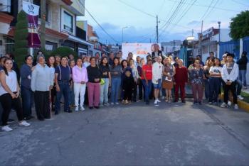 Con Puebla Brilla, Gobierno de Pepe Chedraui moderniza al 100 por ciento alumbrado p&uacute;blico en Galaxia Bosques de Amalucan