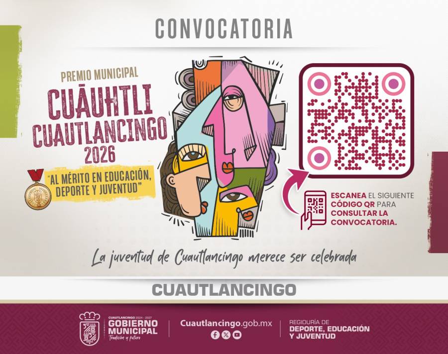 Faltan pocos d&iacute;as para participar en el Premio Cuāuhtli Cuautlancingo