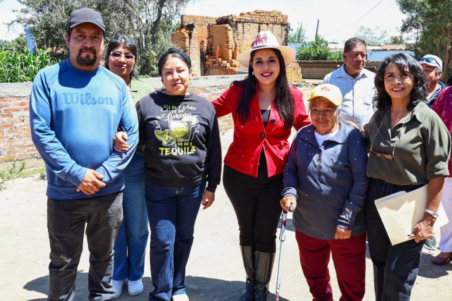 Tonantzin Fern&aacute;ndez da inicio a nueva obra con sentido social en San Juan Tlautla