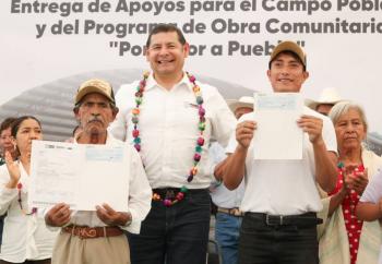 Infraestructura carretera y obra comunitaria construyen bienestar en Huatlatlauca: Armenta