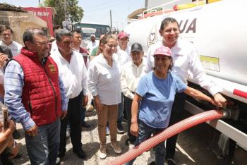 Con Pipas del Bienestar, Gobierno Estatal garantiza derecho al agua en colonias