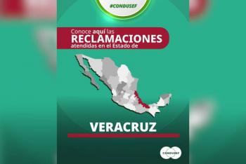 CONDUSEF atiende 4 mil 896 reclamaciones en Veracruz durante el primer semestre de 2026