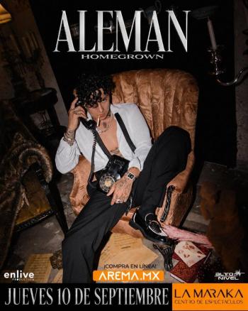 Alem&aacute;n reventar&aacute; la maraka: El &iacute;dolo del rap llega con un show &iacute;ntimo y demoledor