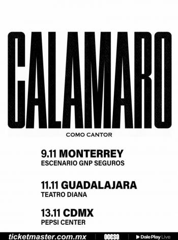 El poeta de las mil canciones regresa a M&eacute;xico: Andr&eacute;s Calamaro anuncia su gira Calamaro Como Cantor