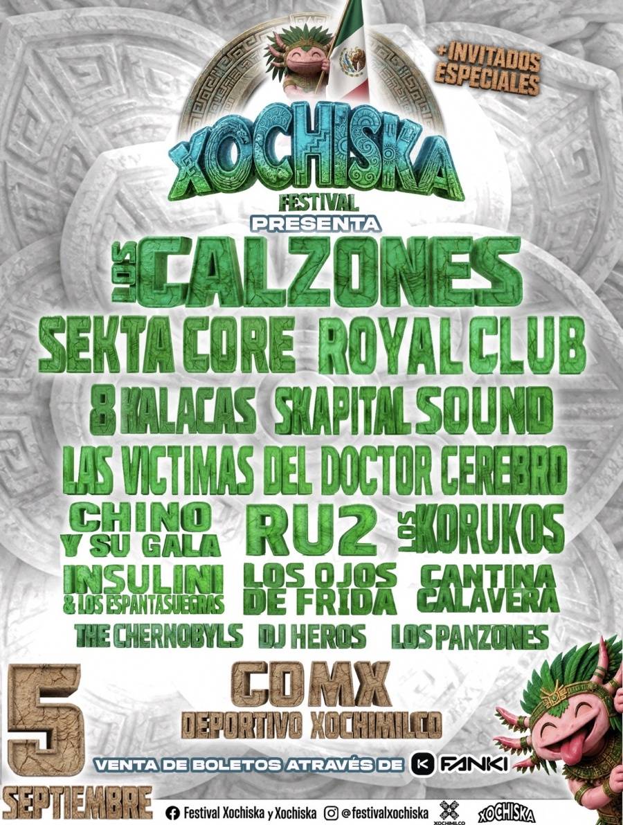 El ska retumbar&aacute; en Xochimilco: Festival Xochiska 2026 reunir&aacute; a las grandes figuras de la m&uacute;sica alternativa 2026