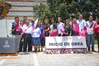 Omar Mu&ntilde;oz inicia construcci&oacute;n de nueva Casa Ejidal