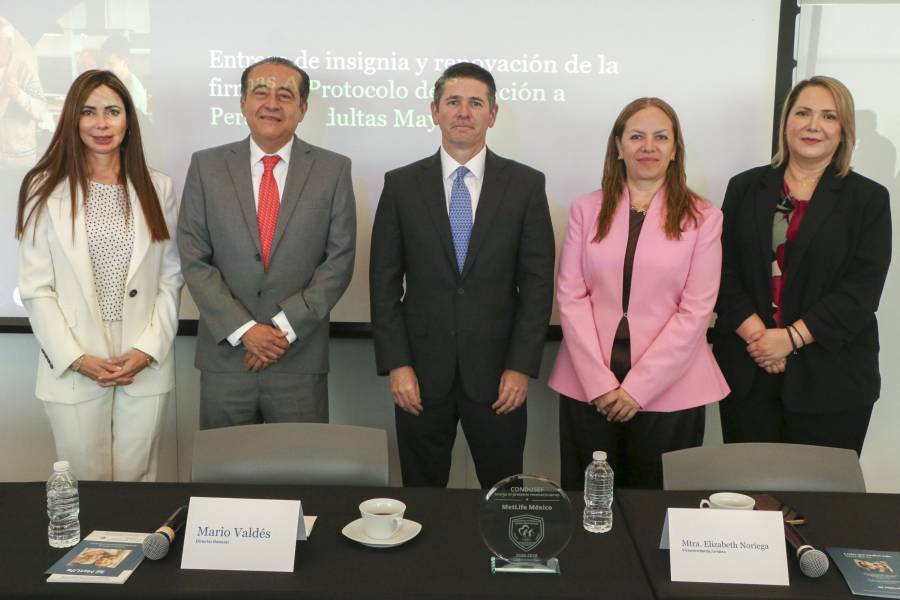 CONDUSEF reconoce a MetLife por fortalecer atenci&oacute;n a personas adultas mayores