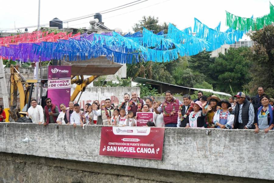 Arranca Gobierno de Pepe Chedraui construcci&oacute;n del Puente Vehicular de San Miguel Canoa