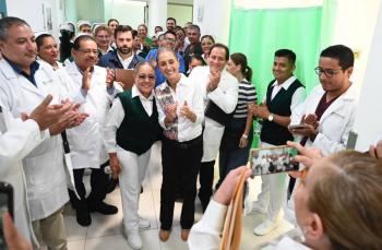 Sheinbaum concluye gira de tres d&iacute;as por Tamaulipas con entrega de obras y apoyos