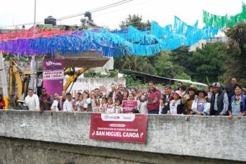Arranca Gobierno de Pepe Chedraui construcci&oacute;n del Puente Vehicular de San Miguel Canoa