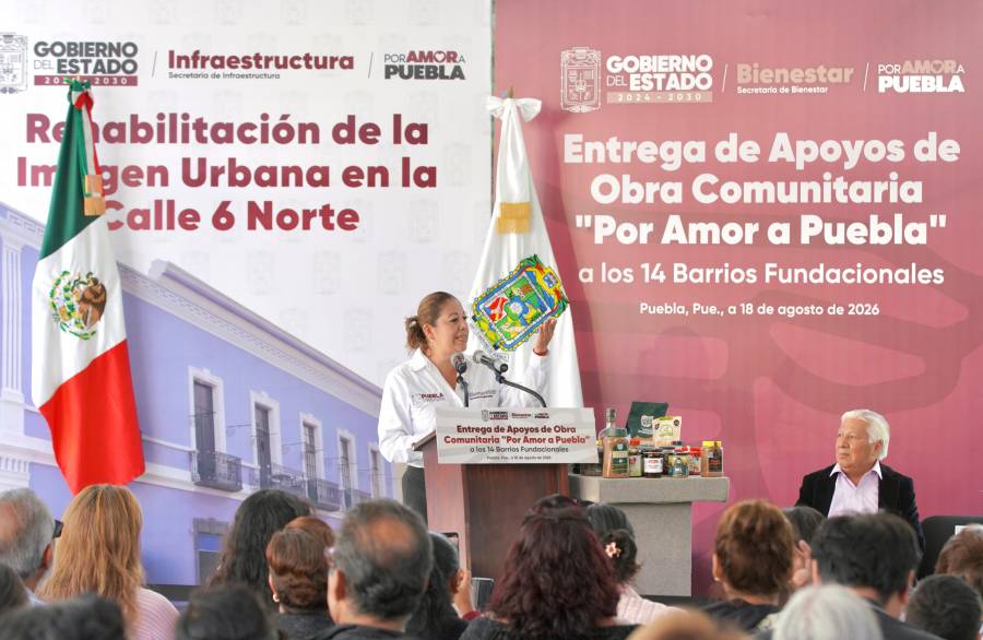 Inversi&oacute;n de 12.4 mdp, para rehabilitar barrios fundacionales de Puebla con Obra Comunitaria: Laura Artemisa