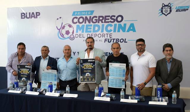 Presenta BUAP Primer Congreso Internacional de Medicina Deportiva Aplicada al F&uacute;tbol Actual