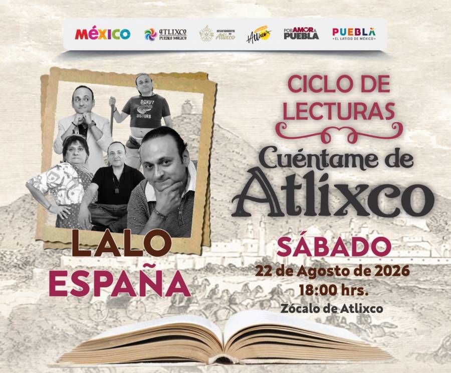 Lalo Espa&ntilde;a ser&aacute; invitado especial de “Cu&eacute;ntame de Atlixco” este s&aacute;bado