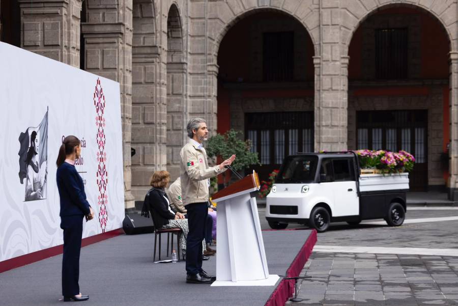 Presentan Olinia Carga, minivehículo eléctrico mexicano para transportar hasta 650 kilos