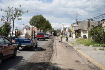 Inicia gobierno estatal rehabilitaci&oacute;n de la Avenida Alfredo Toxqui en la capital poblana
