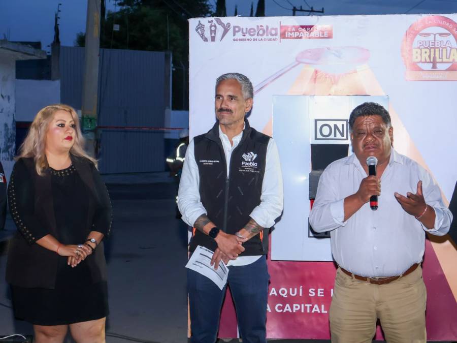Entrega Gobierno de Pepe Chedraui modernizaci&oacute;n de 143 luminarias en la M&eacute;xico 83