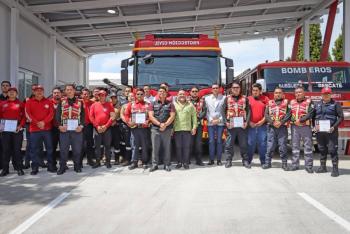 Omar Mu&ntilde;oz inaugura primera Estaci&oacute;n de Bomberos en Cuautlancingo