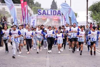 Re&uacute;ne Ayuntamiento de San Andr&eacute;s Cholula a m&aacute;s de 2 mil participantes en la carrera 