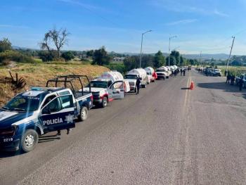 Fuerzas de seguridad recuperan m&aacute;s de 21 mil 600 litros de hidrocarburo ilegal en El Verde