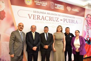 Gobiernos estatales de Puebla y Veracruz refuerzan coordinaci&oacute;n en materia de segurida