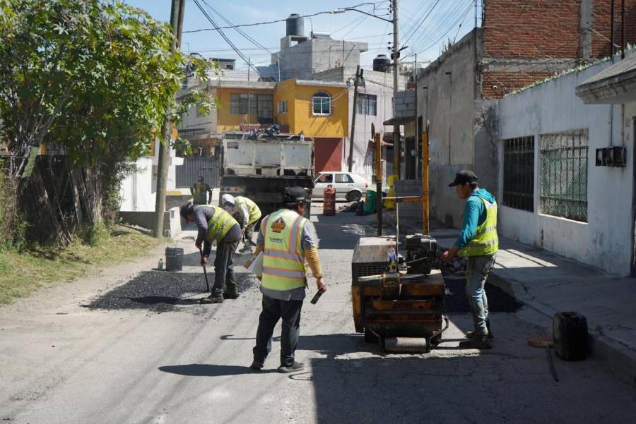 Supervisa Pepe Chedraui campantildea BacheAndo Puebla en Xochimehuacan
