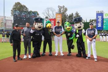 Encabeza Pepe Chedraui encuentro amistoso de b&eacute;isbol entre Polic&iacute;a de la Ciudad y SSP Estatal