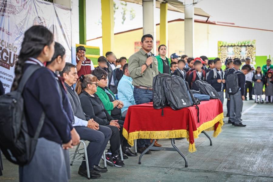 Inicia Omar Mu&ntilde;oz programa “Escuela Segura 2026”
