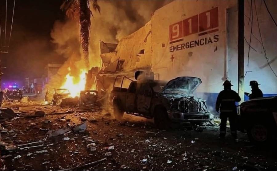 Ataque con explosivos contra comandancia en Ojocaliente deja policías y civiles heridos