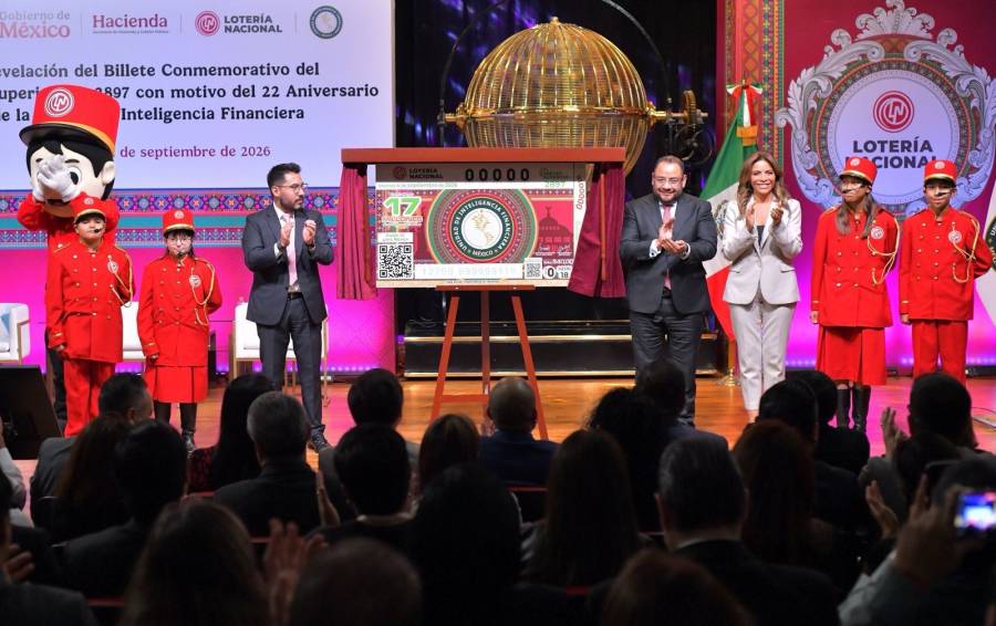 Emite Loter&iacute;a Nacional Billete Conmemorativo Por El 22 Aniversario De La Unidad De Inteligencia Financiera