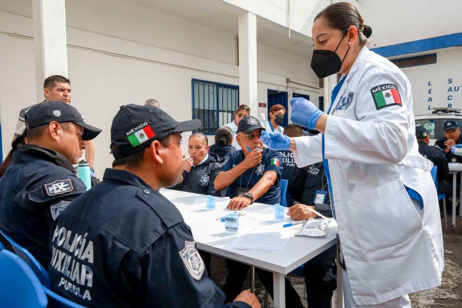 Polic&iacute;a Auxiliar realiza pruebas toxicol&oacute;gicas a guardias policiales