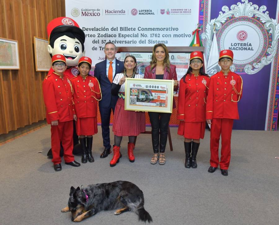 Billete conmemorativo de Loter&iacute;a Nacional celebra el 57 aniversario del STC Metro de la Ciudad de M&eacute;xico