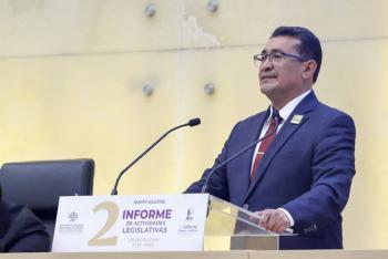 P&aacute;vel Gaspar llama a blindar al Congreso de Puebla ante proceso electoral de 2027