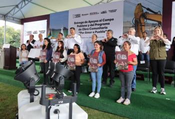 Gobierno Estatal acelera obra comunitaria y apoyos al campo para transformar comunidades poblanas