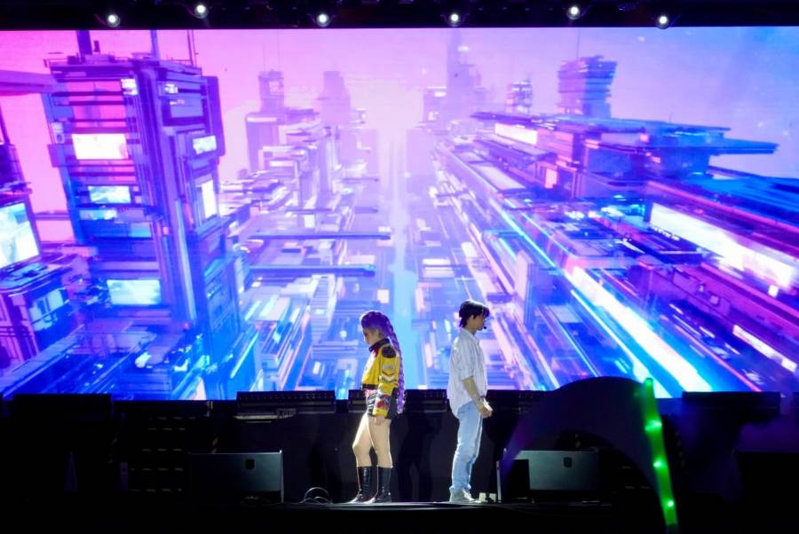 Miles de ni&ntilde;as y ni&ntilde;os disfrutaron del tributo a Las Guerreras K-Pop en la Feria Milenaria de San Pedro Cholula