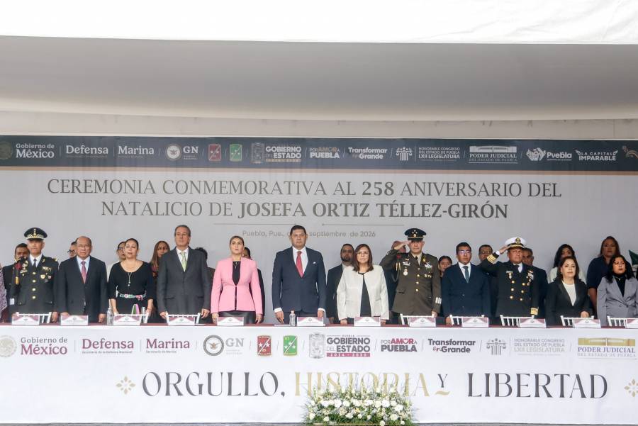 Conmemoran en Puebla el 258 aniversario del natalicio de Josefa Ortiz T&eacute;llez Gir&oacute;n