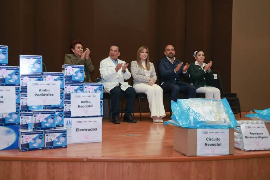 Ceci Arellano encabeza entrega de insumos y equipo biom&eacute;dico al Hospital General Zona Norte