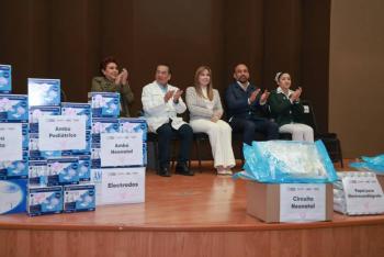 Ceci Arellano encabeza entrega de insumos y equipo biom&eacute;dico al Hospital General Zona Norte