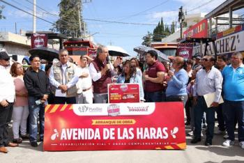 Encabeza Pepe Chedraui arranque de rehabilitaci&oacute;n vial de avenida de Las Haras