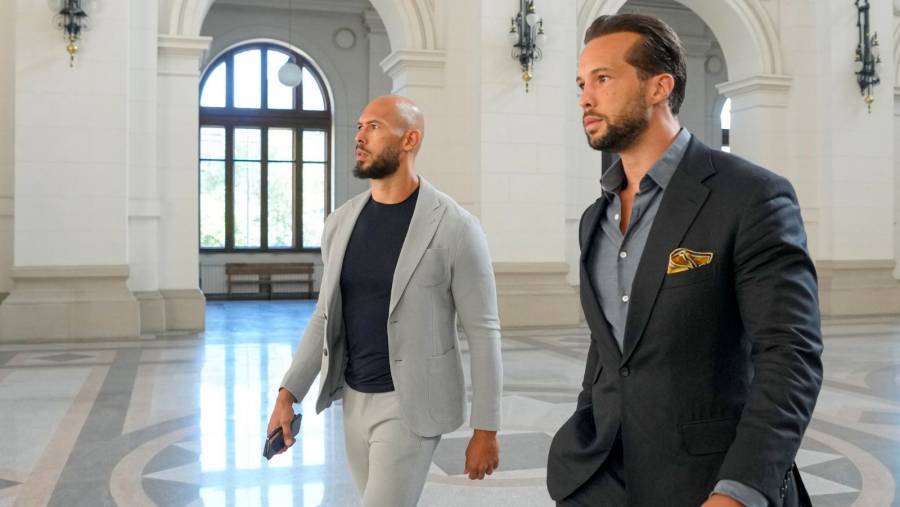 Jueza de Miami niega libertad bajo fianza a Andrew y Tristan Tate por riesgo de fuga