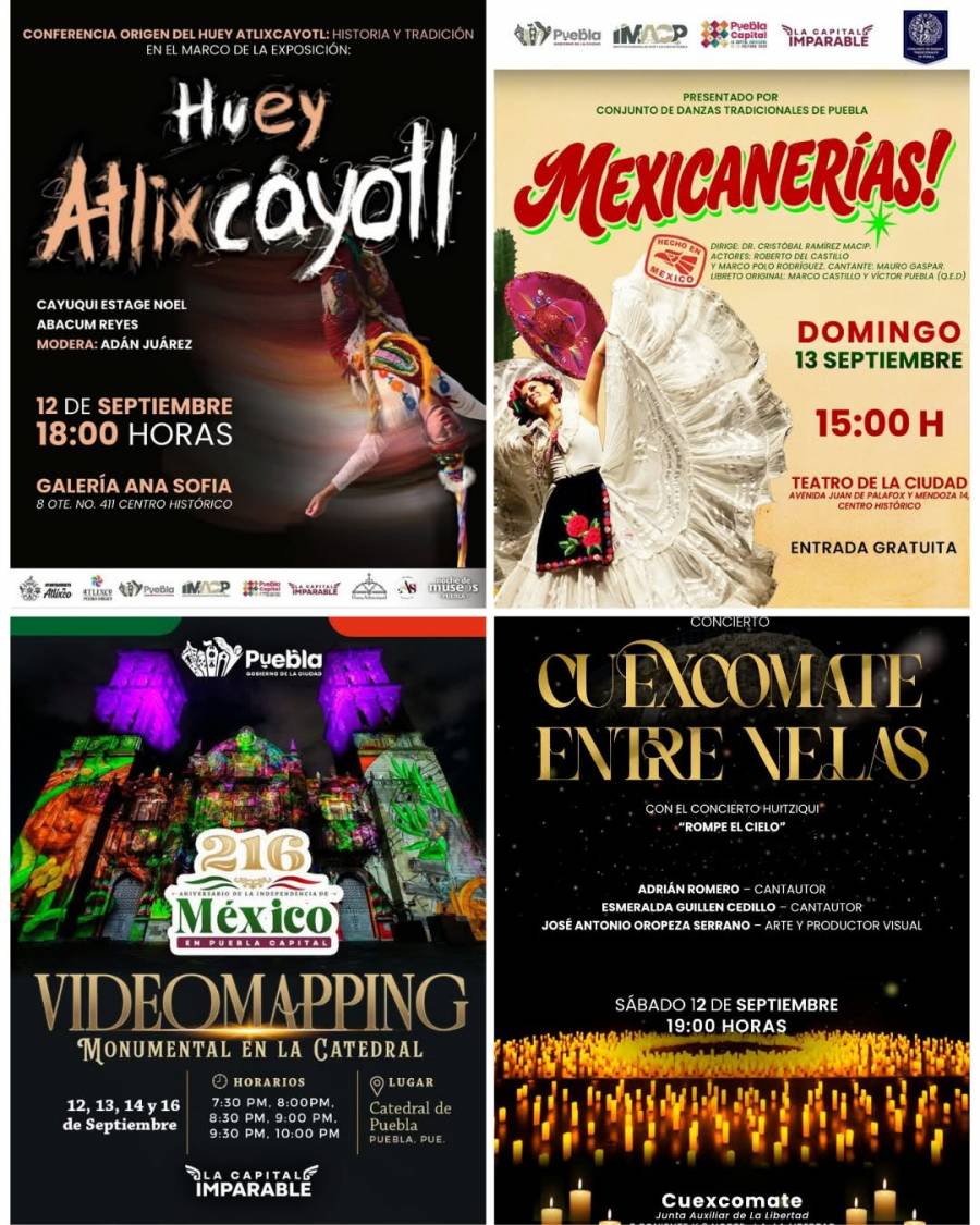 Gobierno de Pepe Chedraui invita a pasar un fin de semana cultural de fiestas patrias