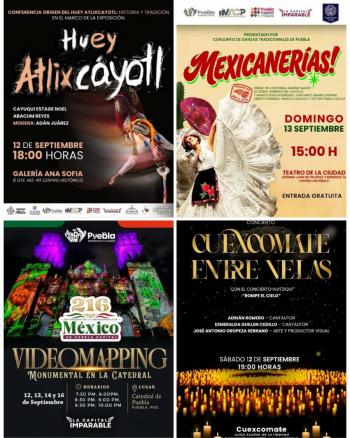 Gobierno de Pepe Chedraui invita a pasar un fin de semana cultural de fiestas patrias