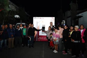 Moderniza Gobierno de Pepe Chedraui 162 luminarias en la colonia Historiadores