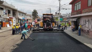 Secretar&iacute;a de Infraestructura avanza 45% en la pavimentaci&oacute;n de Av. 16 de Septiembre